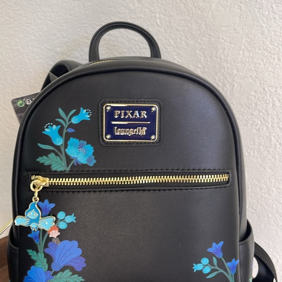 disney pixar coco loungefly mini backpack PIXAR COCO MIGUEL COSPLAY MINI BACKPACK Loungefly *Final Sale*